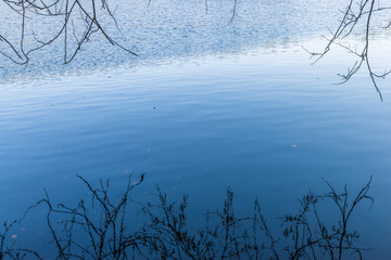 Stausee bei Großarmschlag im Bayerischen Wald, Deutschland