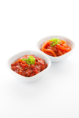 Korean traditional salted fish.