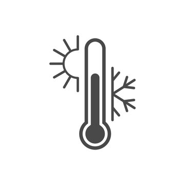 Thermometer icon design. Vector. Isolated.