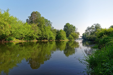 Loire river bank near Beaugency village