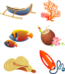 Beach Life Icons
