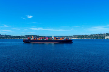 Obraz premium container ship