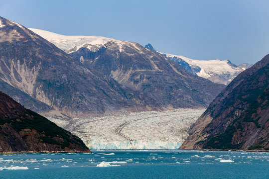 Glacier in Juneau, Alaska, USA