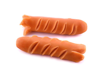 hot dog isolated on white background