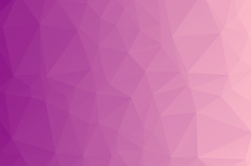 Obraz premium Light Purple Low poly crystal background. Polygon design pattern. Light Purple Low poly vector illustration, low polygon background.