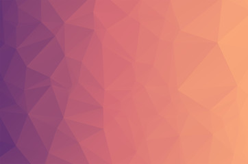 Light red pink purple multicolored Low poly crystal background. Polygon design pattern. light red Low poly vector illustration, low polygon background.