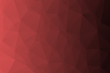 Light red pink purple multicolored Low poly crystal background. Polygon design pattern. light red Low poly vector illustration, low polygon background.