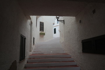 corridor in a typical village
