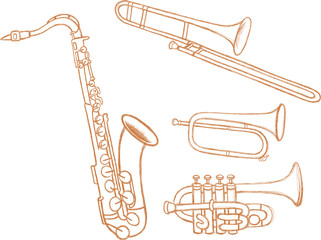 Brass Instrument Doodle
