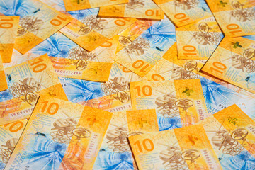 Obraz premium Swiss francs