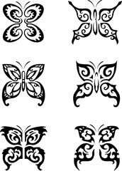 Butterfly Abstract Ink Set