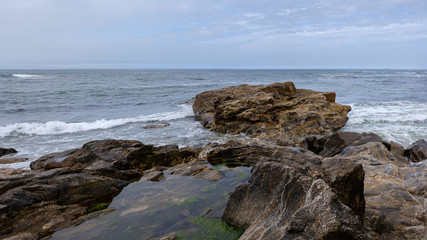 Sea and rock