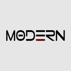 Modern style -  Vector illustration design for banner, t shirt graphics, fashion prints, slogan tees, stickers, cards, posters and other creative uses