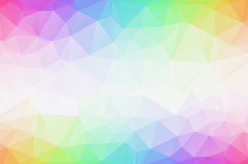 Obraz premium White Grey Low poly crystal background. Polygon design pattern. light Low poly vector illustration, low polygon background.