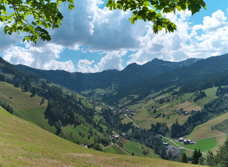 Fototapeta premium Tal der Almen