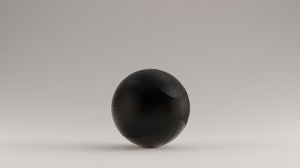 Black Basketball 3d illustration 3d render