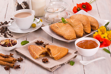 Florentines sweet puff pastries. 