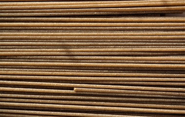 background of dry spaghetti
