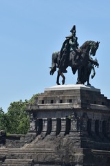 Pomnik cesarza Wilhelma 1 w Koblenz © Iwona