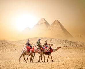Caravan and Pyramids