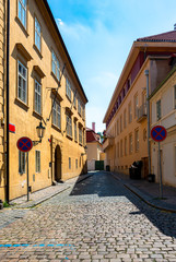 Fototapeta na wymiar Old narrow street