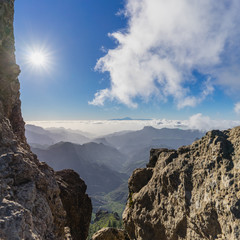 view of mountains