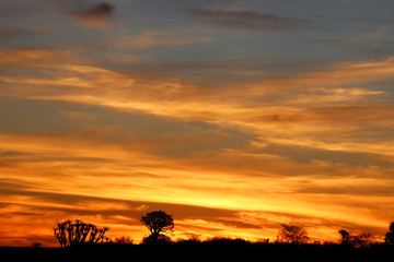 beautiful sunset - Namibia Africa