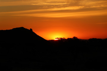 beautiful sunset - Namibia Africa