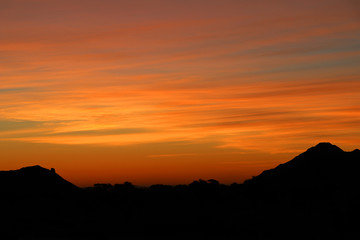 beautiful sunset - Namibia Africa