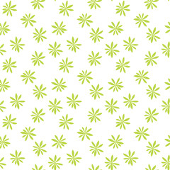 Silhouette of Palm Trees on White Background. Seamless pattern. Vector Illustration.