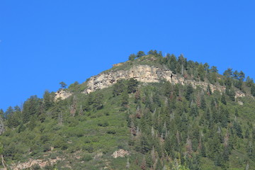 Baldy Peak Mountain Ouray Colorado