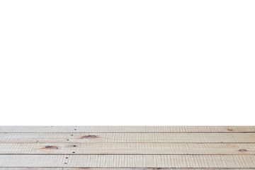 Fototapeta premium Empty perspective brown wood