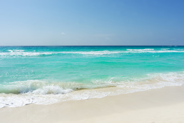 View of beach at Cancun, Mexico © Guajillo studio