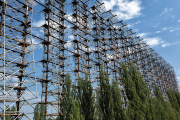 Duga - former Soviet over-the-horizon radar system in Chernobyl alienation zone
