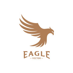 Eagle Logo Design Vector. Eagle Logo Design Concepts Template. Icon Symbol