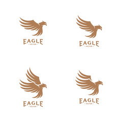 Set of Eagle Logo Design Vector. Eagle Logo Design Concepts Template. Icon Symbol