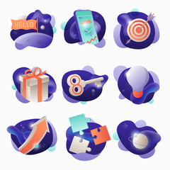 Business Illustration Icons