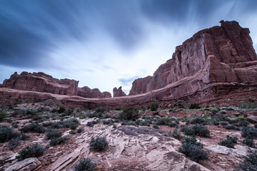 red mountain, rare formations, arches national park
