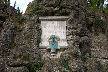 Milan, Italy - April 05, 2019 : View of Emilio De Marchi Memorial