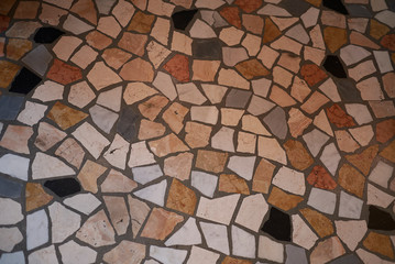 Detail of a pavement in Italy