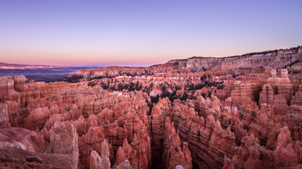 view of bryce canyon in utah usa