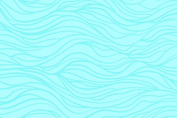 Monochrome wallpaper. Background with wavy lines. Repeating waves. Abstract stripe texture. Wavy line pattern © mikabesfamilnaya