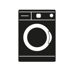Icon washing machine. Vector