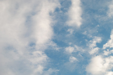 blue sky. white clouds. background