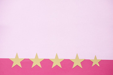 Beautiful background of various stars and sparkles