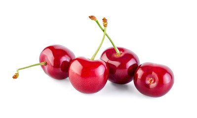 Cherry isolated on white background