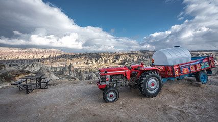 Cart Wheels In Goreme, Cappadocia, Turkey