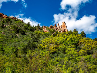 Landscape of the high desert sandstone in the southwest United States