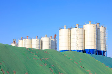 Bituminous concrete mixing station infrastructure © junrong