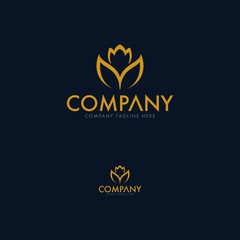 Creative Tulip and Floral Logo Template